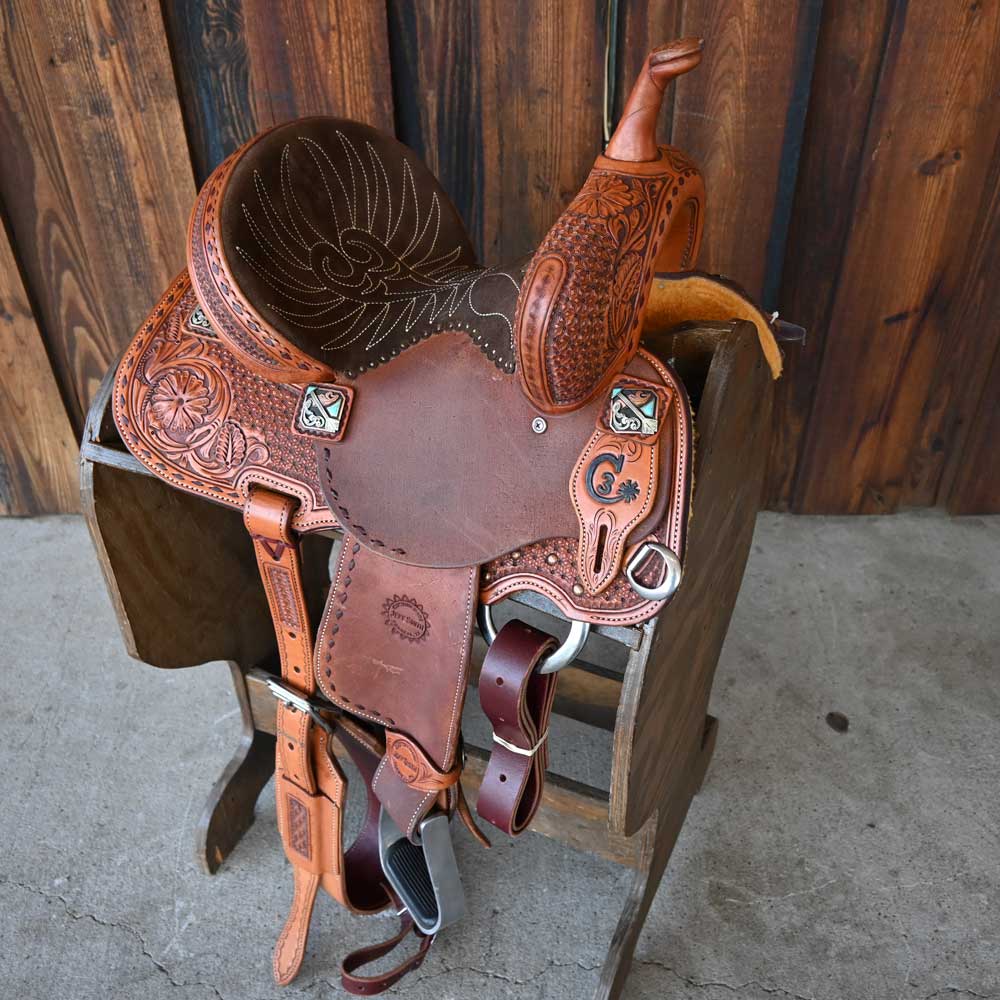 12" USED JEFF SMITH C3 BARREL SADDLE Saddles Jeff Smith   