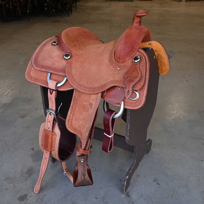 14.5" JEFF SMITH TEAM ROPING SADDLE
