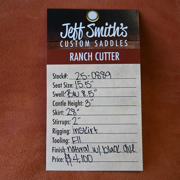 15.5" JEFF SMITH BUSTER WELCH RANCH CUTTER SADDLE Saddles - New Jeff Smith