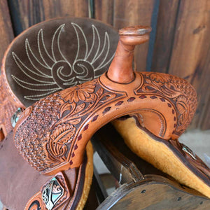 12" USED JEFF SMITH C3 BARREL SADDLE Saddles Jeff Smith   