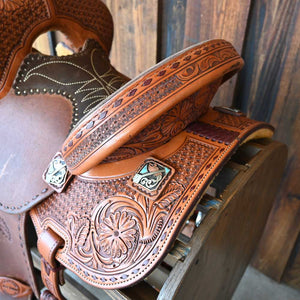 12" USED JEFF SMITH C3 BARREL SADDLE Saddles Jeff Smith   