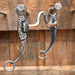R. Looper #1099 Silver Mounted Port with Copper Bars Bit Tack - Bits R. Looper
