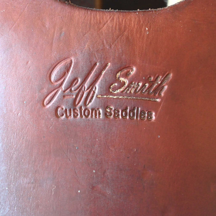 15" USED JEFF SMITH COW HORSE SADDLE