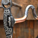 R. Looper #1099 Silver Mounted Port with Copper Bars Bit Tack - Bits R. Looper