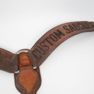 Used Jeff Smith Roughout Roping Breast Collar Sale Barn Teskey's