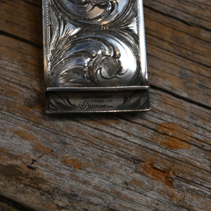 Matt Hackett Sterling Silver & 14k Gold Money Clip