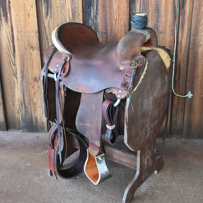 16.5" USED TESKEY'S RANCH SADDLE