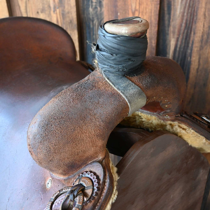 16.5" USED TESKEY'S RANCH SADDLE