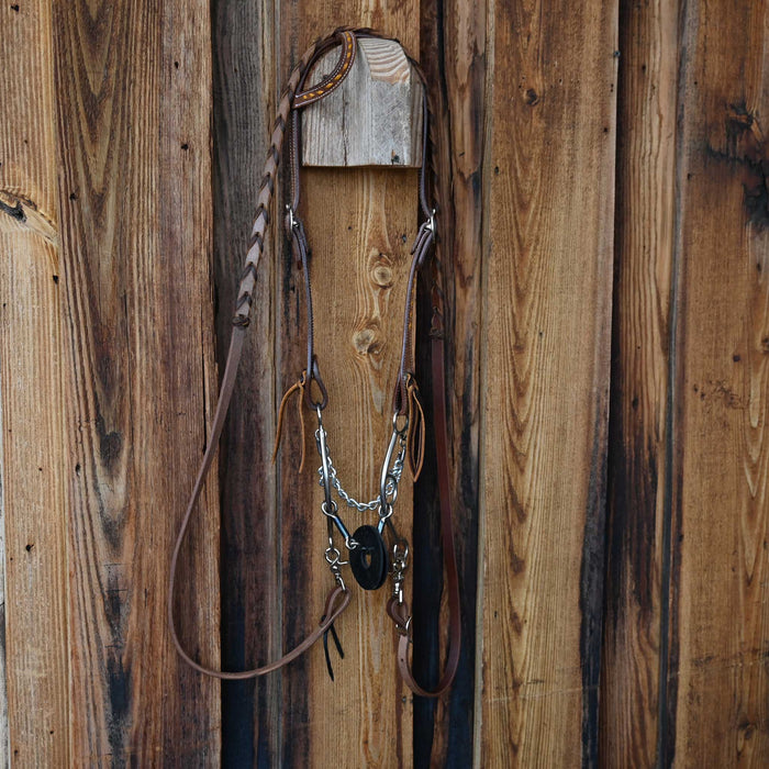 Ed Wright Dogbone Bridle Rig w/Single Ear Headstall