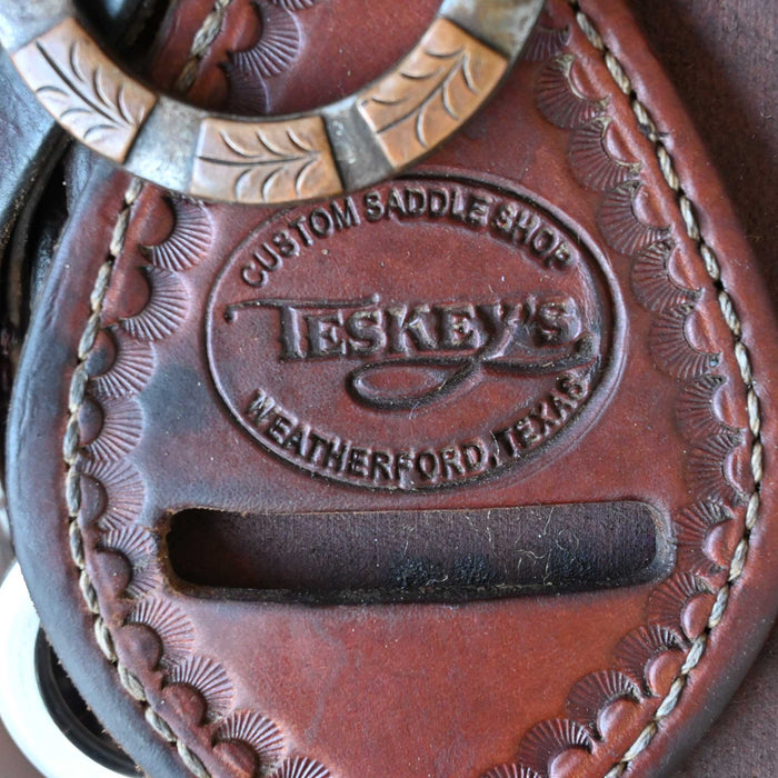 16.5" USED TESKEY'S RANCH SADDLE