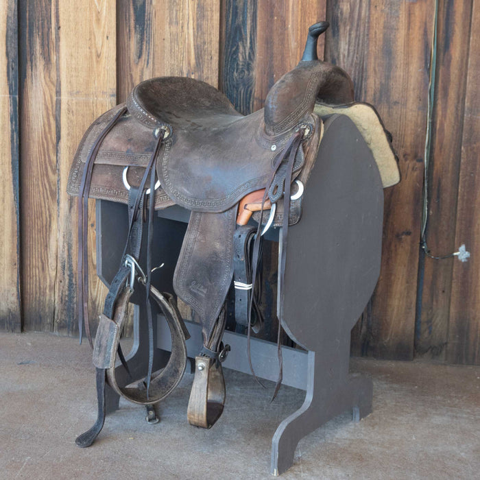 16.5" USED JEFF SMITH CUTTING SADDLE