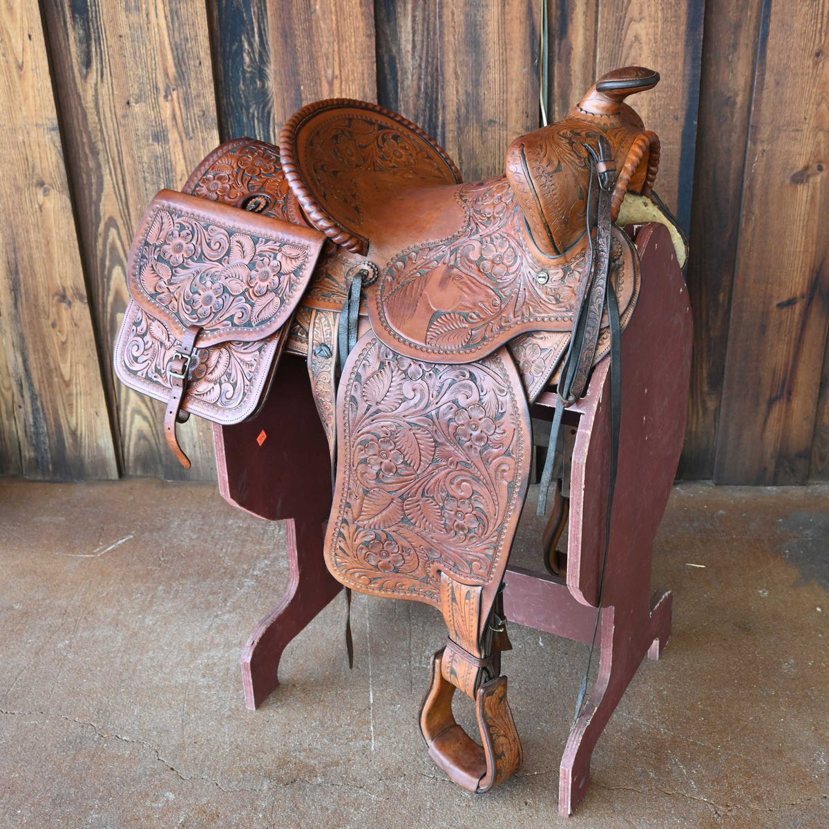 Antique Edward H Bohlin His And Hers Saddle — Teskeys