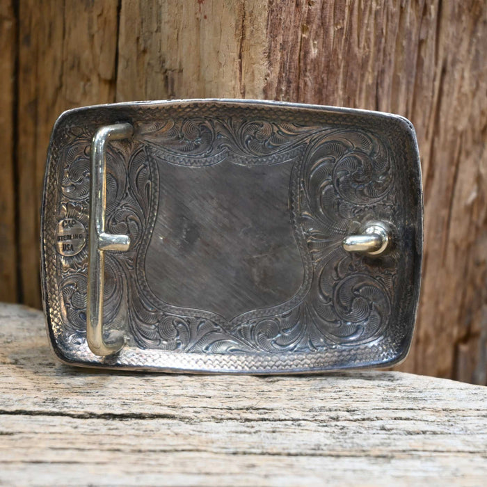 Vintage Charlie Patterson Horseshoe Belt Buckle