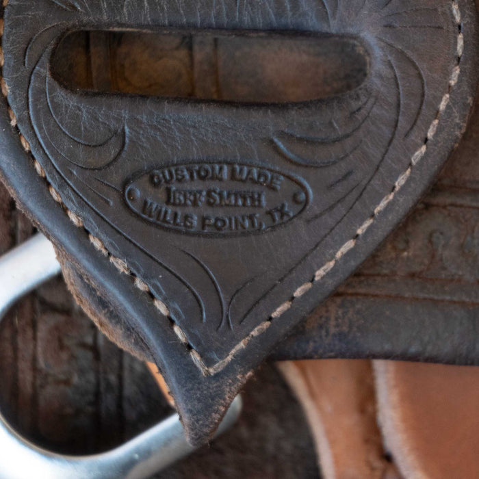 16.5" USED JEFF SMITH CUTTING SADDLE