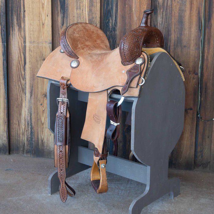 15" USED TESKEY'S BARREL SADDLE Saddles - Used Teskey's Saddlery