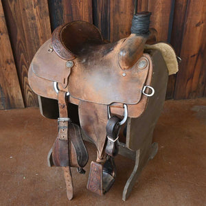 14.5" USED MARTIN ROPING SADDLE