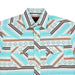 Rock & Roll Denim Boy's Teal Stripe Pearl Snap Shirt KIDS - Boys - Clothing - Shirts - Long Sleeve Shirts Panhandle