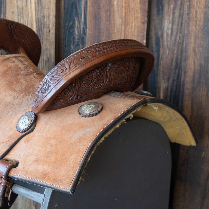 15" USED TESKEY'S BARREL SADDLE Saddles - Used Teskey's Saddlery