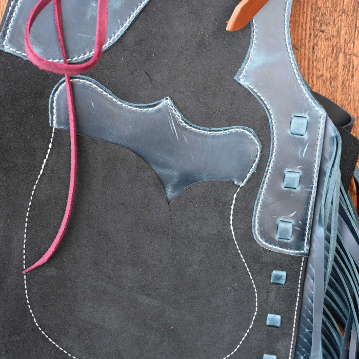 WLC Black/Black Roughout Stepthrough Chaps