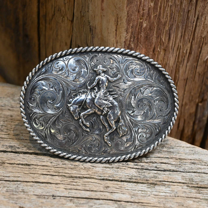1960's Sunset Trails Bronc Belt Buckle