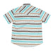 Rock & Roll Denim Boy's Teal Stripe Pearl Snap Shirt KIDS - Boys - Clothing - Shirts - Long Sleeve Shirts Panhandle