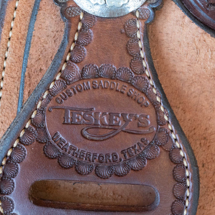15" USED TESKEY'S BARREL SADDLE Saddles - Used Teskey's Saddlery