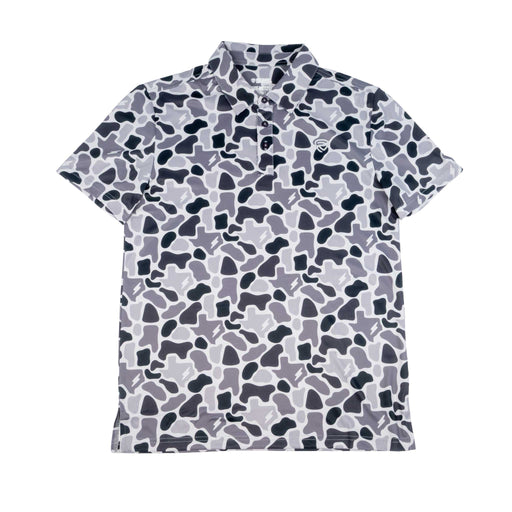 Rock & Roll Denim Men's X Koe Wetzel Grey Polo Shirt MEN - Clothing - Shirts - Short Sleeve Panhandle