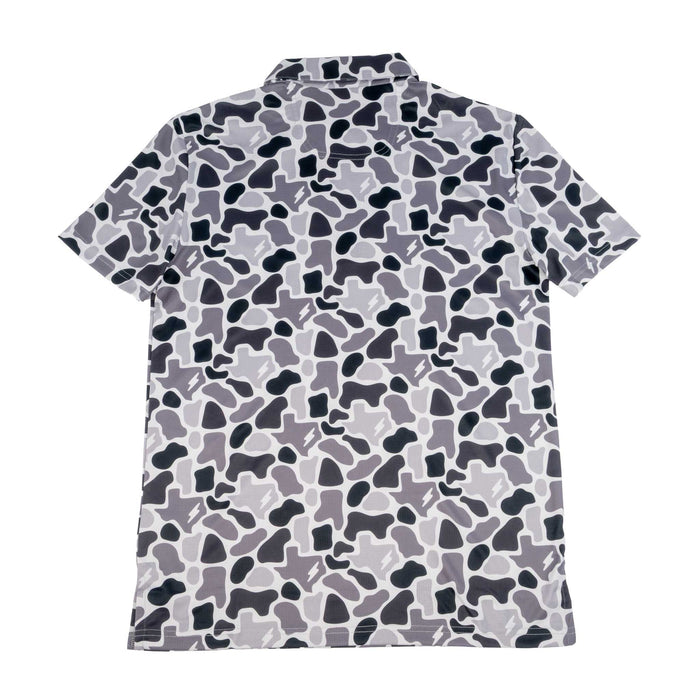 Rock & Roll Denim Men's X Koe Wetzel Grey Polo Shirt MEN - Clothing - Shirts - Short Sleeve Panhandle