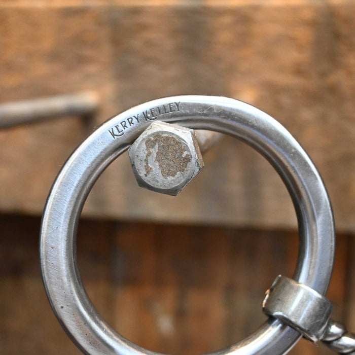 Kerry Kelley Silver Mounted O-Ring Twisted Wire Snaffle Bit