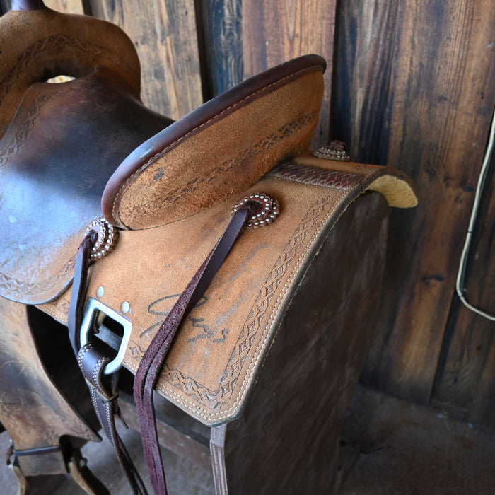 14" USED TODD JEYS BARREL SADDLE