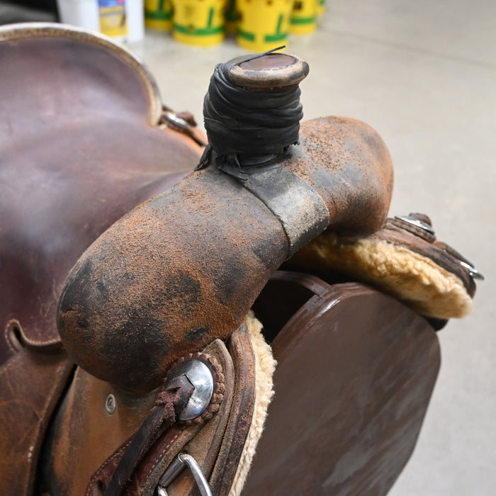 16" USED TRENT WARD RANCH SADDLE Saddles - Used Trent Ward