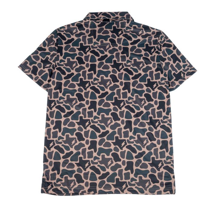 Rock & Roll Denim Men's X Koe Wetzel Tan Polo Shirt MEN - Clothing - Shirts - Short Sleeve Panhandle