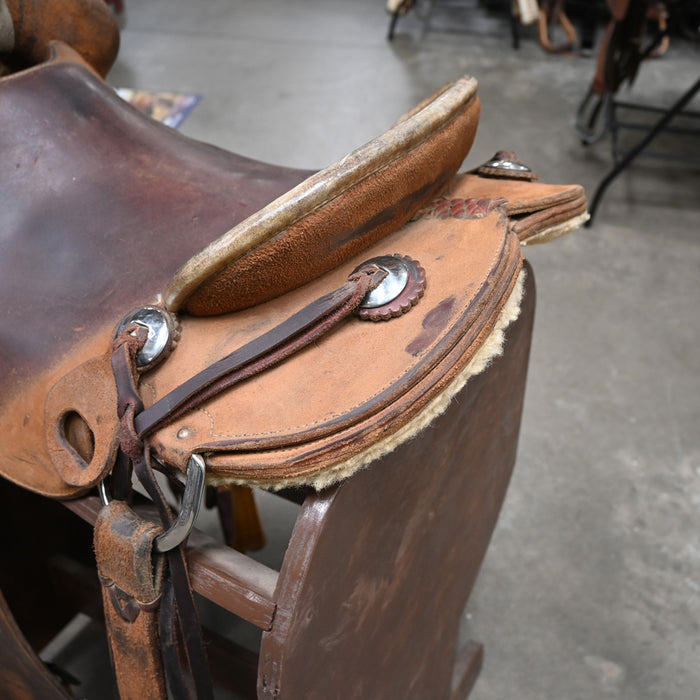 16" USED TRENT WARD RANCH SADDLE Saddles - Used Trent Ward