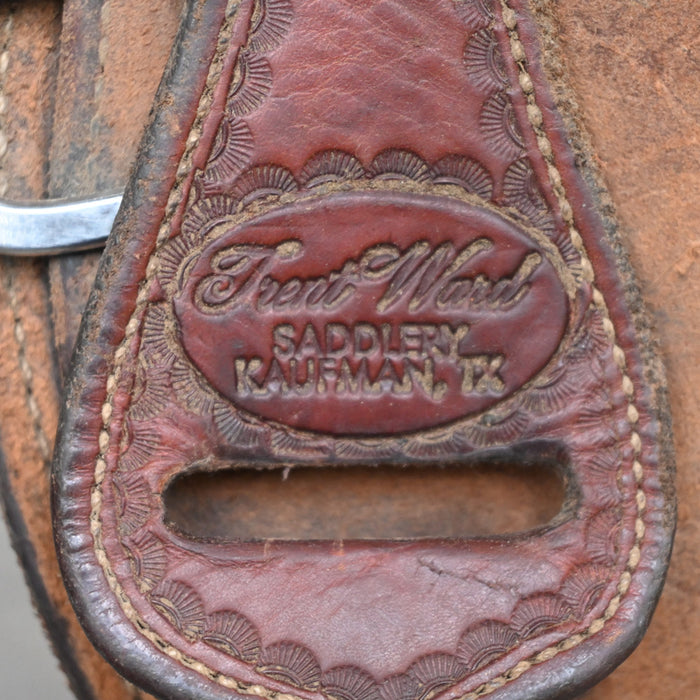 16" USED TRENT WARD RANCH SADDLE Saddles - Used Trent Ward