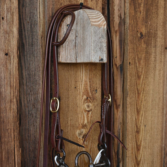 Wayne Dollar & Wayne Dess Silver Mounted Correction Bridle Rig w/All New Leather