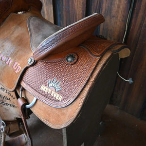 14.5" USED SCOTT THOMAS ROPING SADDLE