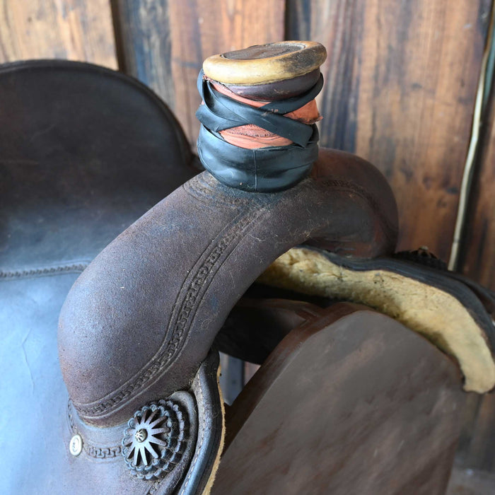 14.5" USED MARTIN TEAM ROPING SADDLE