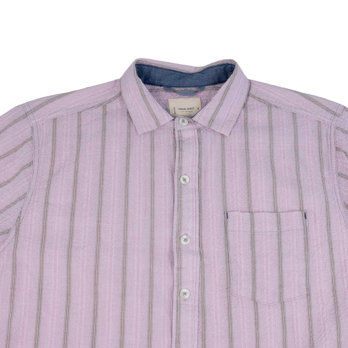 True Grit Soft Pink Pocket Button Down Shirt MEN - Clothing - Shirts - Short Sleeve TRUE GRIT