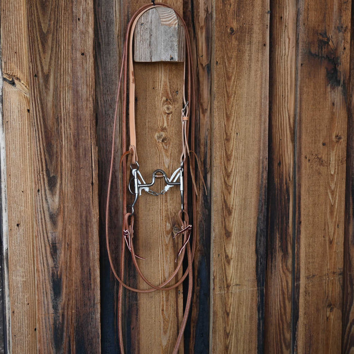 Tom Balding Solid Port Bridle Rig w/Split Ear Headstall