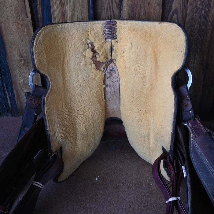 14.5" USED MARTIN TEAM ROPING SADDLE