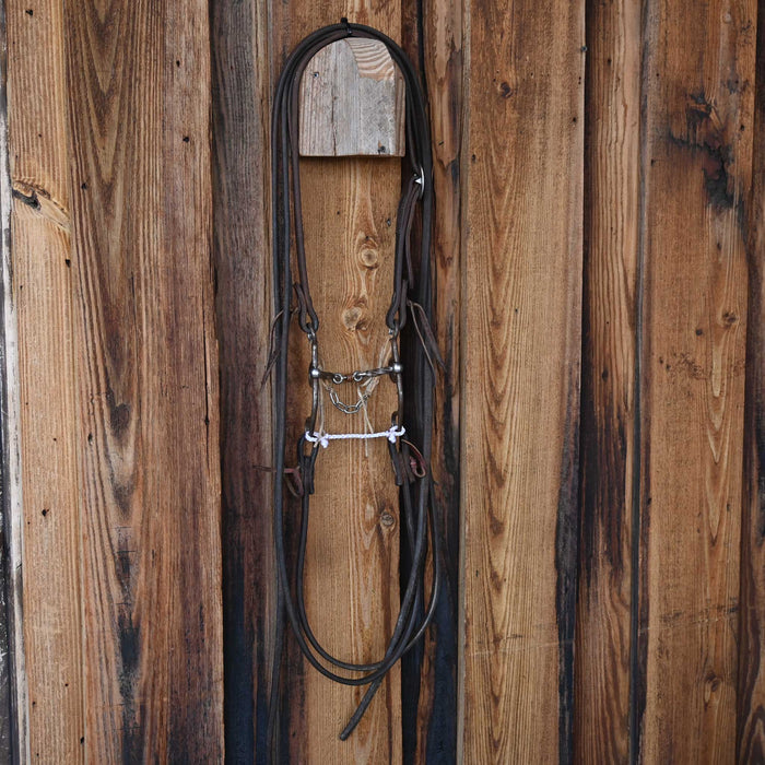 Kerry Kelley Slow Twist Dogbone Bridle Rig w/Split Ear Headstall
