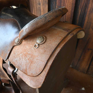 14" USED JASON SENIOR ROPING SADDLE