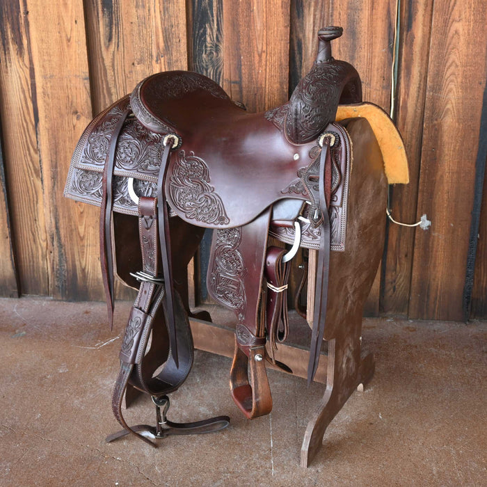 16.5" DEMO JEFF SMITH RANCH CUTTING SADDLE