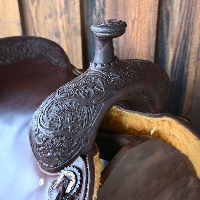 16.5" DEMO JEFF SMITH RANCH CUTTING SADDLE