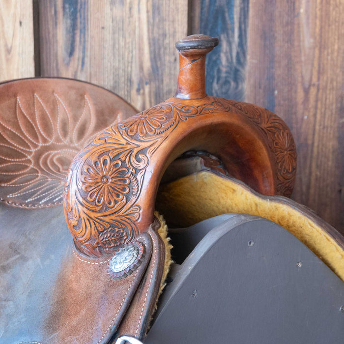 14.5" USED MARTIN CROWN C BARREL SADDLE