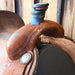 14.5" USED COWBOY GOLD TEAM ROPING TROPHY SADDLE Saddles - Used Cowboy Gold Saddlery