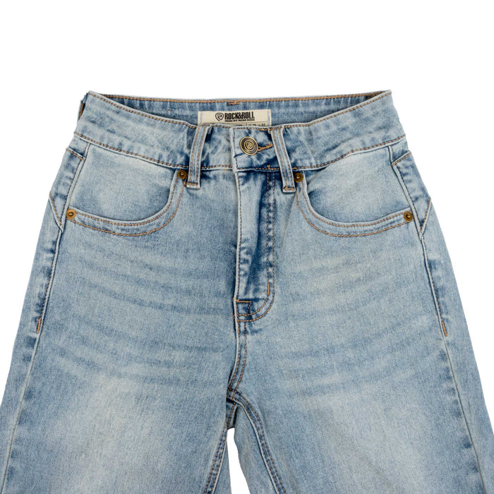 Rock & Roll Denim Women's Released Hem High Rise Trouser WOMEN - Clothing - Jeans Panhandle