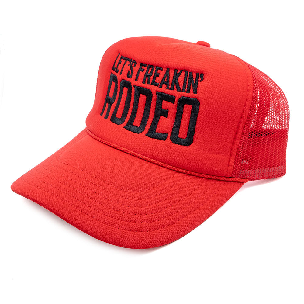 Let's Freakin' Rodeo Trucker Hat HATS - BASEBALL CAPS Let's Freakin' Rodeo