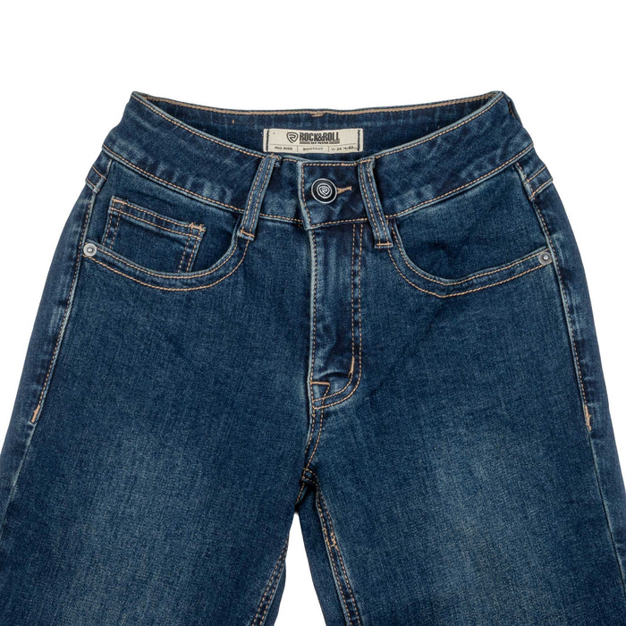 Rock & Roll Denim Women's Mid Rise Turquoise Stitch Bootcut Jean WOMEN - Clothing - Jeans Panhandle