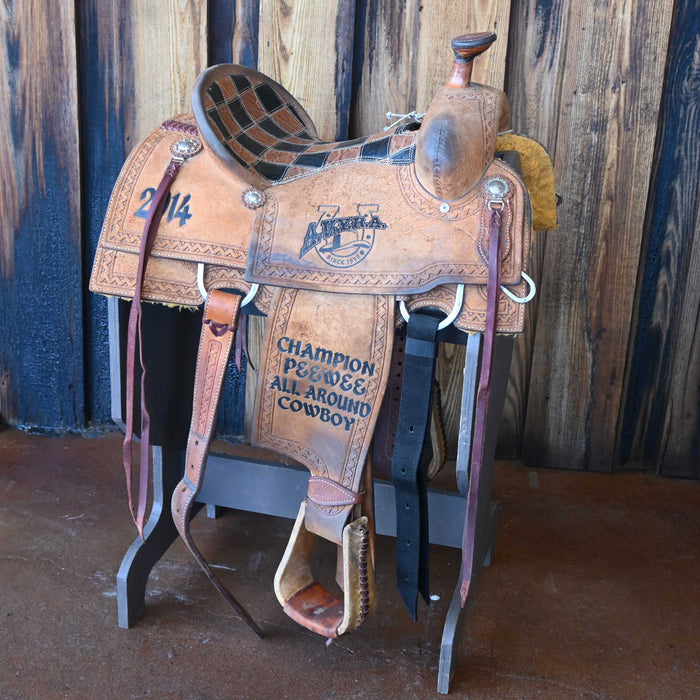 14" USED SLONE ALL AROUND TROPHY SADDLE